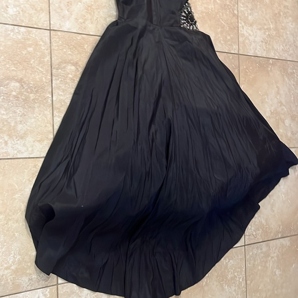 👗NWT Jovani Sz 2 sweetheart neck strapless mermaid ball gown black dress - Picture 10 of 16